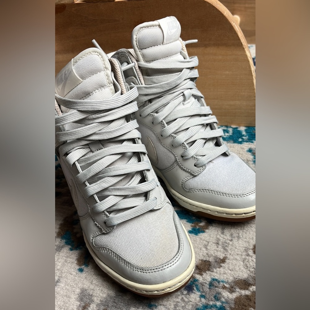 Gently worn Nike platform sneakers